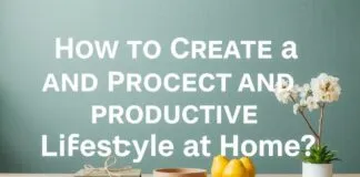 Evde Huzurlu ve Verimli Bir Yaşam Tarzı Nasıl Oluşturulur? How to Create a Peaceful and Productive Lifestyle at Home?