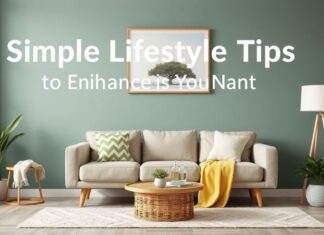 Evde Konforunuzu Artıran Basit Yaşam Tarzı İpuçları Simple Lifestyle Tips to Enhance Your Comfort at Home
