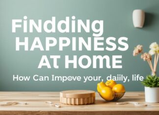 Evde Mutluluk Bulmak: Günlük Yaşamınizi Nasıl Geliştirebilirsiniz Finding Happiness at Home: How You Can Improve Your Daily Life