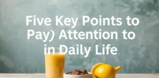 Günlük Hayatta Dikkate Almanız Gereken 5 Anahtar Nokta Five Key Points to Pay Attention to in Daily Life