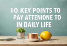 Günlük Yaşamda Dikkat Edilmesi Gereken 10 Anahtar Nokta 10 Key Points to Pay Attention to in Daily Life