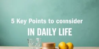 Günlük Yaşamda Dikkate Alınması Gereken 5 Ana Nokta 5 Key Points to Consider in Daily Life