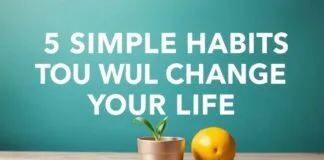 Hayatınızı Değiştirecek 5 Basit Alışkanlık 5 Simple Habits That Will Change Your Life