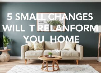 Evimizi Dönüştürecek 5 Küçük Değişiklik 5 Small Changes That Will Transform Your Home