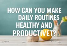 Günlük Rutinlerinizi Nasıl Sağlıklı ve Verimli Hale Getirilir? How Can You Make Your Daily Routines Healthy and Productive?