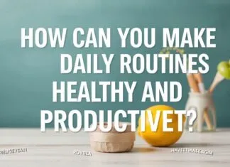 Günlük Rutinlerinizi Nasıl Sağlıklı ve Verimli Hale Getirilir? How Can You Make Your Daily Routines Healthy and Productive?