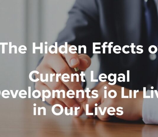 Güncel Hukuki Gelişmelerin Hayatımızdaki Gizli Etkileri The Hidden Effects of Current Legal Developments in Our Lives